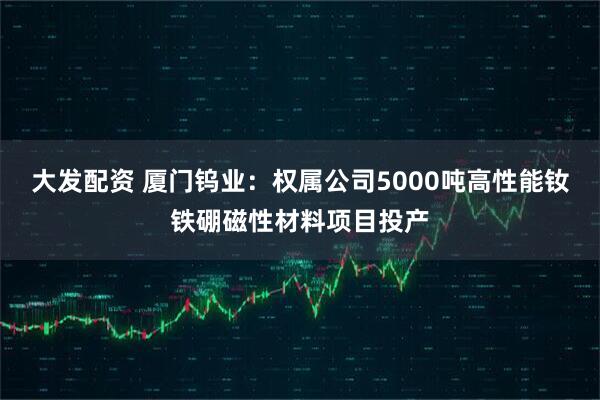 大发配资 厦门钨业：权属公司5000吨高性能钕铁硼磁性材料项目投产